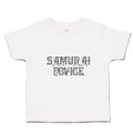 Cute Toddler Clothes Samurai Novice Toddler Shirt Baby Clothes Cotton