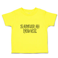 Cute Toddler Clothes Samurai Novice Toddler Shirt Baby Clothes Cotton