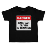 Toddler Clothes Danger Race Driver in Tarining Toddler Shirt Baby Clothes Cotton