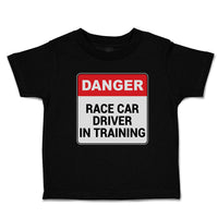Toddler Clothes Danger Race Driver in Tarining Toddler Shirt Baby Clothes Cotton