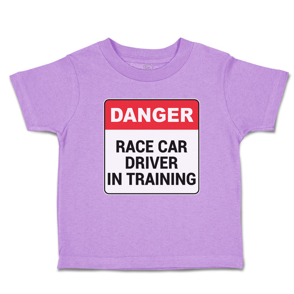 Toddler Clothes Danger Race Driver in Tarining Toddler Shirt Baby Clothes Cotton