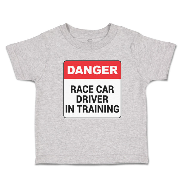 Toddler Clothes Danger Race Driver in Tarining Toddler Shirt Baby Clothes Cotton