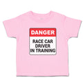 Toddler Clothes Danger Race Driver in Tarining Toddler Shirt Baby Clothes Cotton