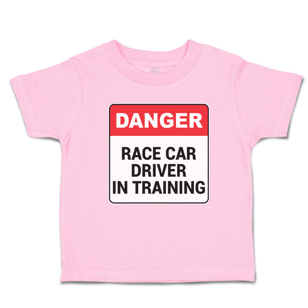 Toddler Clothes Danger Race Driver in Tarining Toddler Shirt Baby Clothes Cotton