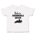 Cute Toddler Clothes Future Snowmobile Driver Toddler Shirt Baby Clothes Cotton