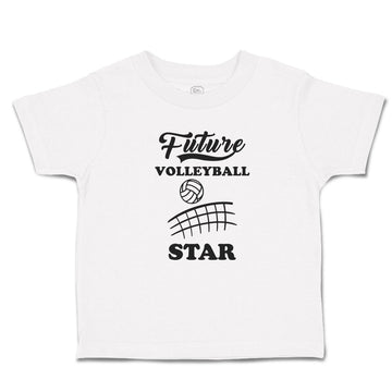 Cute Toddler Clothes Future Volleyball Star Toddler Shirt Baby Clothes Cotton