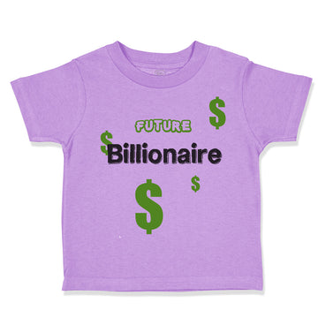 Toddler Clothes Future Billionaire Dollar Symbols Toddler Shirt Cotton