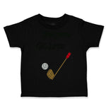 Toddler Clothes Future Golfer with Golf Picture B Toddler Shirt Cotton