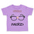 Toddler Clothes Future Nerd Picture Black Nerdy Glasses Toddler Shirt Cotton