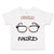 Toddler Clothes Future Nerd Picture Black Nerdy Glasses Toddler Shirt Cotton