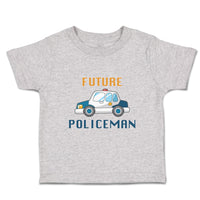 Cute Toddler Clothes Future Policeman Future Profession Toddler Shirt Cotton
