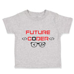 Toddler Clothes Future Coder Geek Coding Toddler Shirt Baby Clothes Cotton