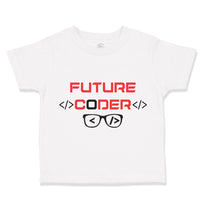 Toddler Clothes Future Coder Geek Coding Toddler Shirt Baby Clothes Cotton