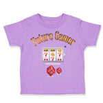 Toddler Girl Clothes Future Gamer Unicorn Dice Toddler Shirt Baby Clothes Cotton