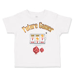 Toddler Girl Clothes Future Gamer Unicorn Dice Toddler Shirt Baby Clothes Cotton