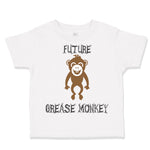 Toddler Clothes Future Grease Monkey Car Racing Funny Humor Toddler Shirt Cotton