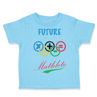 Toddler Clothes Future Mathlete Math Geek Funny Toddler Shirt Cotton