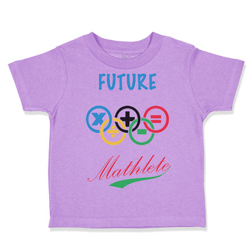 Toddler Clothes Future Mathlete Math Geek Funny Toddler Shirt Cotton