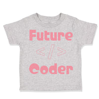 Toddler Clothes Future Coder Coding Geek Toddler Shirt Baby Clothes Cotton