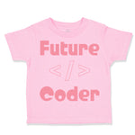Toddler Clothes Future Coder Coding Geek Toddler Shirt Baby Clothes Cotton