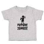 Toddler Clothes Future Zombie Funny & Novelty Novelty Toddler Shirt Cotton