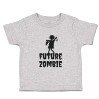 Toddler Clothes Future Zombie Funny & Novelty Novelty Toddler Shirt Cotton