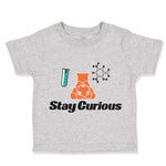 Toddler Clothes Stay Curious Funny Nerd Geek Toddler Shirt Baby Clothes Cotton