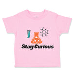 Toddler Clothes Stay Curious Funny Nerd Geek Toddler Shirt Baby Clothes Cotton