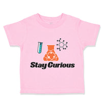 Toddler Clothes Stay Curious Funny Nerd Geek Toddler Shirt Baby Clothes Cotton