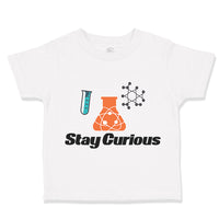 Toddler Clothes Stay Curious Funny Nerd Geek Toddler Shirt Baby Clothes Cotton