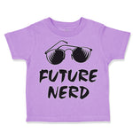 Toddler Clothes Future Nerd Funny Nerd Geek Toddler Shirt Baby Clothes Cotton