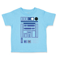 Toddler Clothes Image Lines and Squares Funny Nerd Geek Toddler Shirt Cotton