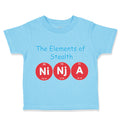 Toddler Clothes The Elements of Stealth Ni Nj A Geek Funny Nerd Geek Cotton