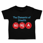 Toddler Clothes The Elements of Stealth Ni Nj A Geek Funny Nerd Geek Cotton
