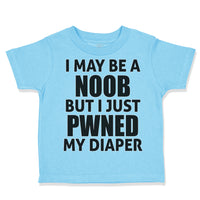 Toddler Clothes I May Be A Noob but I Just Pwned My Diaper Funny Nerd Geek