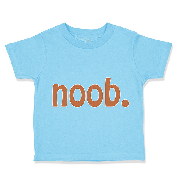 Toddler Clothes N00B Geek Newborn Funny Nerd Geek Toddler Shirt Cotton