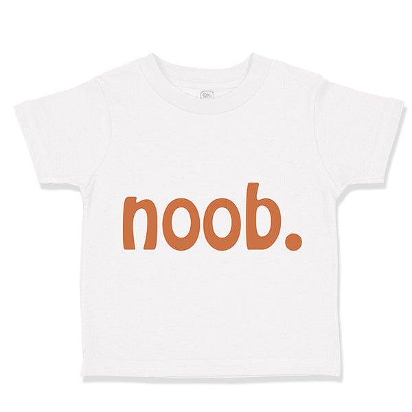 Toddler Clothes N00B Geek Newborn Funny Nerd Geek Toddler Shirt Cotton