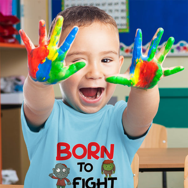 Born to Fight Zombies Funny Nerd Geek