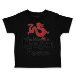 Toddler Clothes I'M More of A Dragon Person Funny Nerd Geek Toddler Shirt Cotton