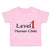 Toddler Clothes Level 1 Human Child Funny Nerd Geek Toddler Shirt Cotton