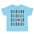 Toddler Clothes 1101100 Funny Nerd Geek Toddler Shirt Baby Clothes Cotton