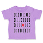 Toddler Clothes 1101100 Funny Nerd Geek Toddler Shirt Baby Clothes Cotton