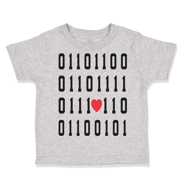 Toddler Clothes 1101100 Funny Nerd Geek Toddler Shirt Baby Clothes Cotton