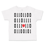 Toddler Clothes 1101100 Funny Nerd Geek Toddler Shirt Baby Clothes Cotton