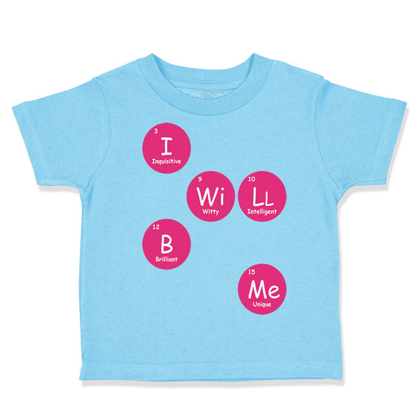 Toddler Clothes I Wi Ll B Me Funny Nerd Geek Toddler Shirt Baby Clothes Cotton