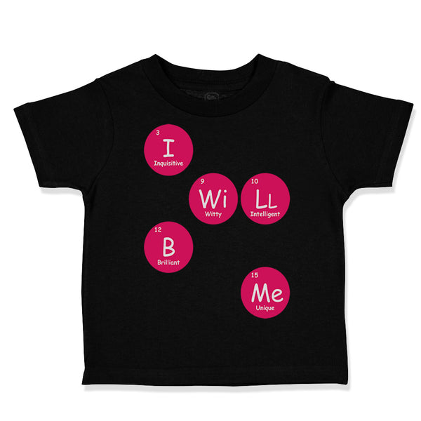 Toddler Clothes I Wi Ll B Me Funny Nerd Geek Toddler Shirt Baby Clothes Cotton