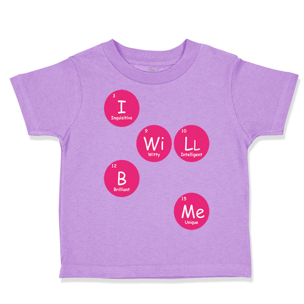 Toddler Clothes I Wi Ll B Me Funny Nerd Geek Toddler Shirt Baby Clothes Cotton
