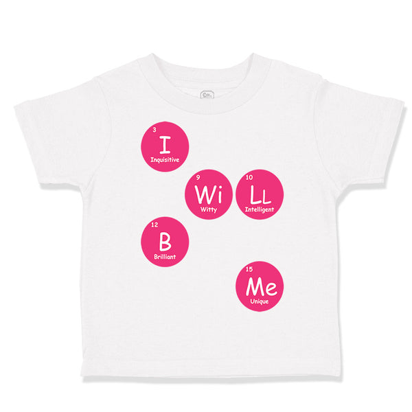Toddler Clothes I Wi Ll B Me Funny Nerd Geek Toddler Shirt Baby Clothes Cotton