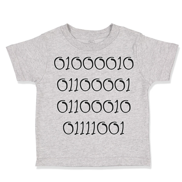 Toddler Clothes 1.0000100110001001E+22 Funny Nerd Geek Toddler Shirt Cotton