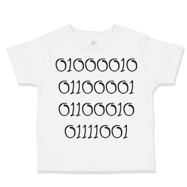 Toddler Clothes 1.0000100110001001E+22 Funny Nerd Geek Toddler Shirt Cotton